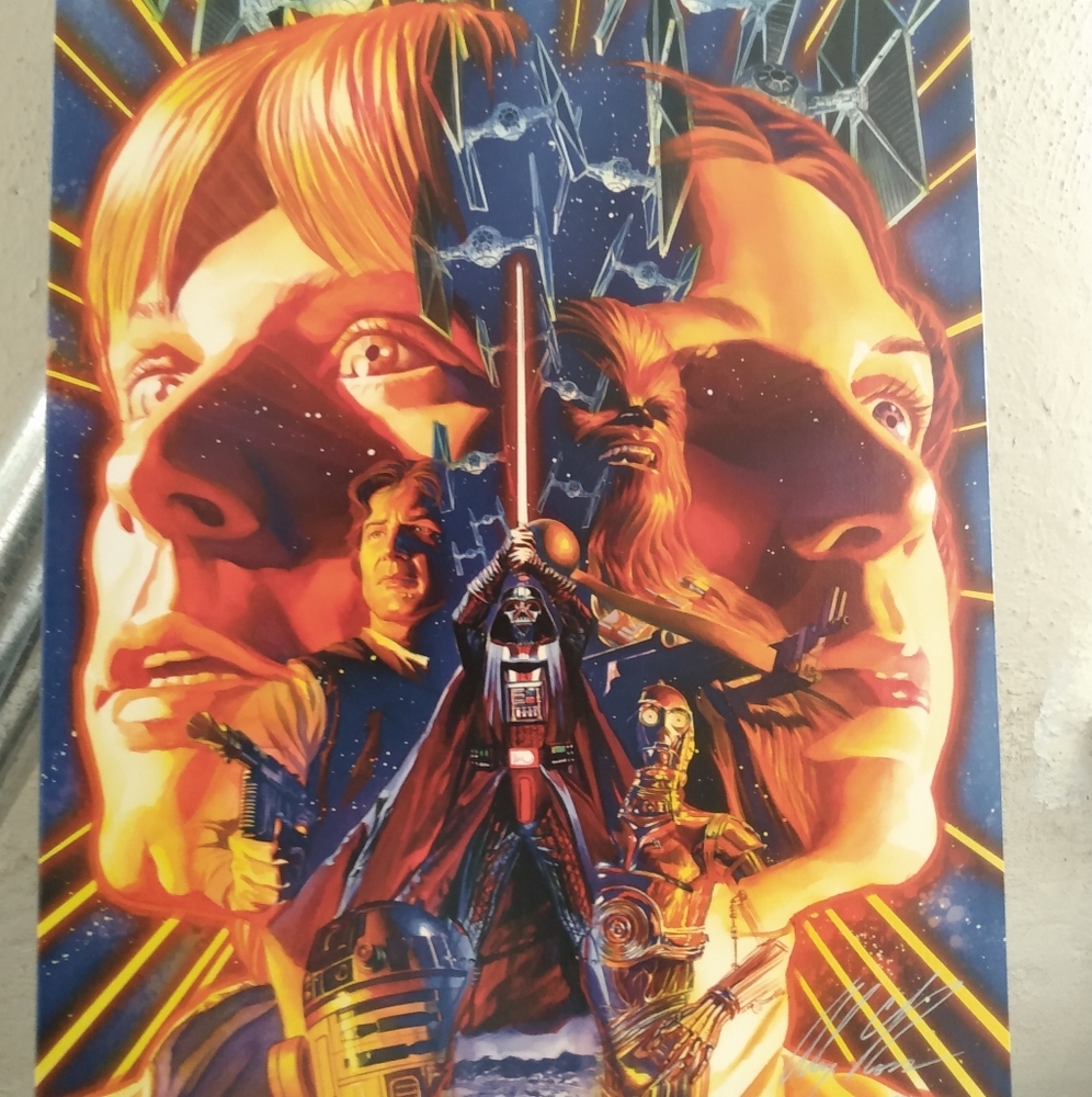 A #22/50 "Star Wars #1" Alex Ross Original Print